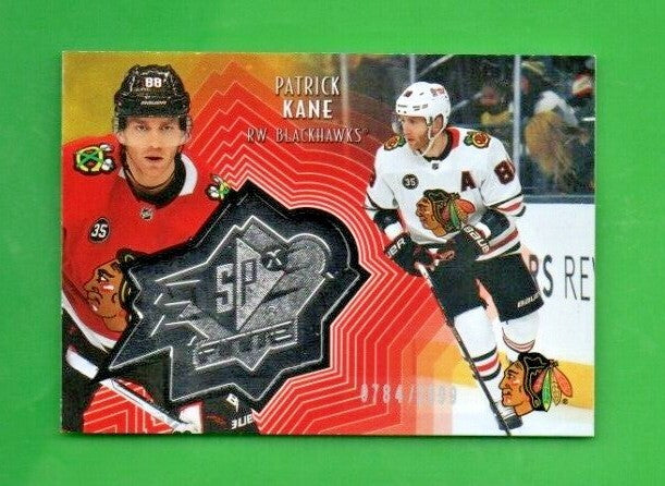 Patrick Kane  2021-22 UD Extended SPxFinite Radiance Silver #SF-12  0784/2999
