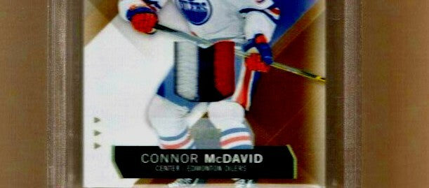 2015-16  SP GAME USED Gold Spectrum CONNOR MCDAVID ROOKIE 32/99 BGS 8.5 GEM MINT
