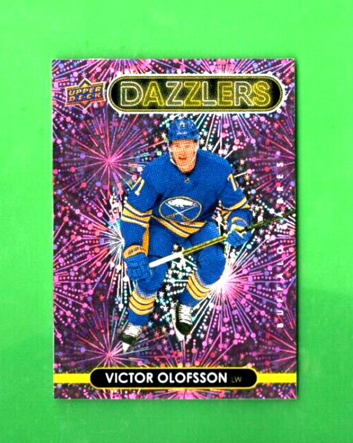 2021-22  Upper Deck Series 2 Pink Dazzlers SP DZ-56 VICTOR OLOFSSON   -  Buffalo