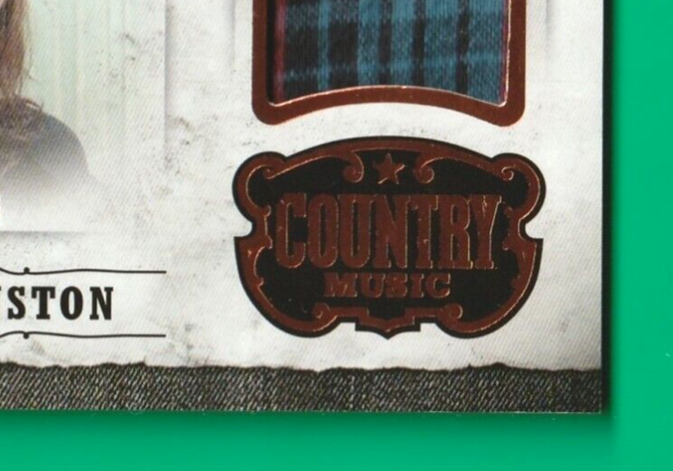 2014 Panini Country Music Jaren Johnston relic  347/499