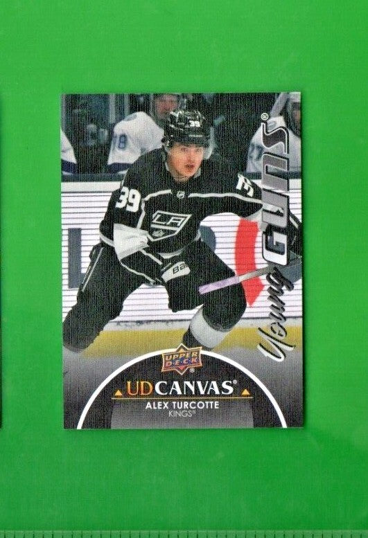 2021-22 Upper Deck Extended Series Alex Turcotte Young Guns Canvas Black  #C389 