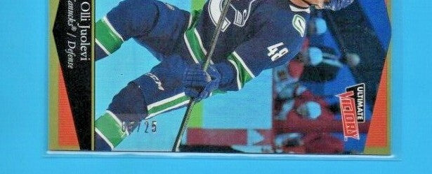 2020-21 Upper Deck Extended Ultimate Victory Rookie #UV-27 Olli Juolevi  - 05/25
