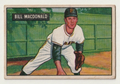 1951 Bowman   -  BILL MacDONALD   -  Pittsburgh Pirates  Rookie  #239  G-VG