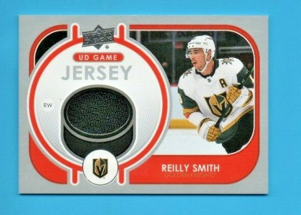 2021-22 Upper Deck Series 1  Reilly Smith  UD Game Jersey GJ-RS  - Vegas - Black