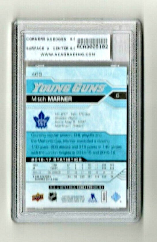 2016-17 Upper Deck Hockey Young Guns #468 Mitch Marner RC Rookie 9.5