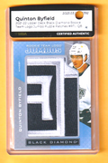 2021 Black Diamond Team Logo Jumbo Quinton Byfield ROOKIE PATCH #RTL-QB MBA AUTH