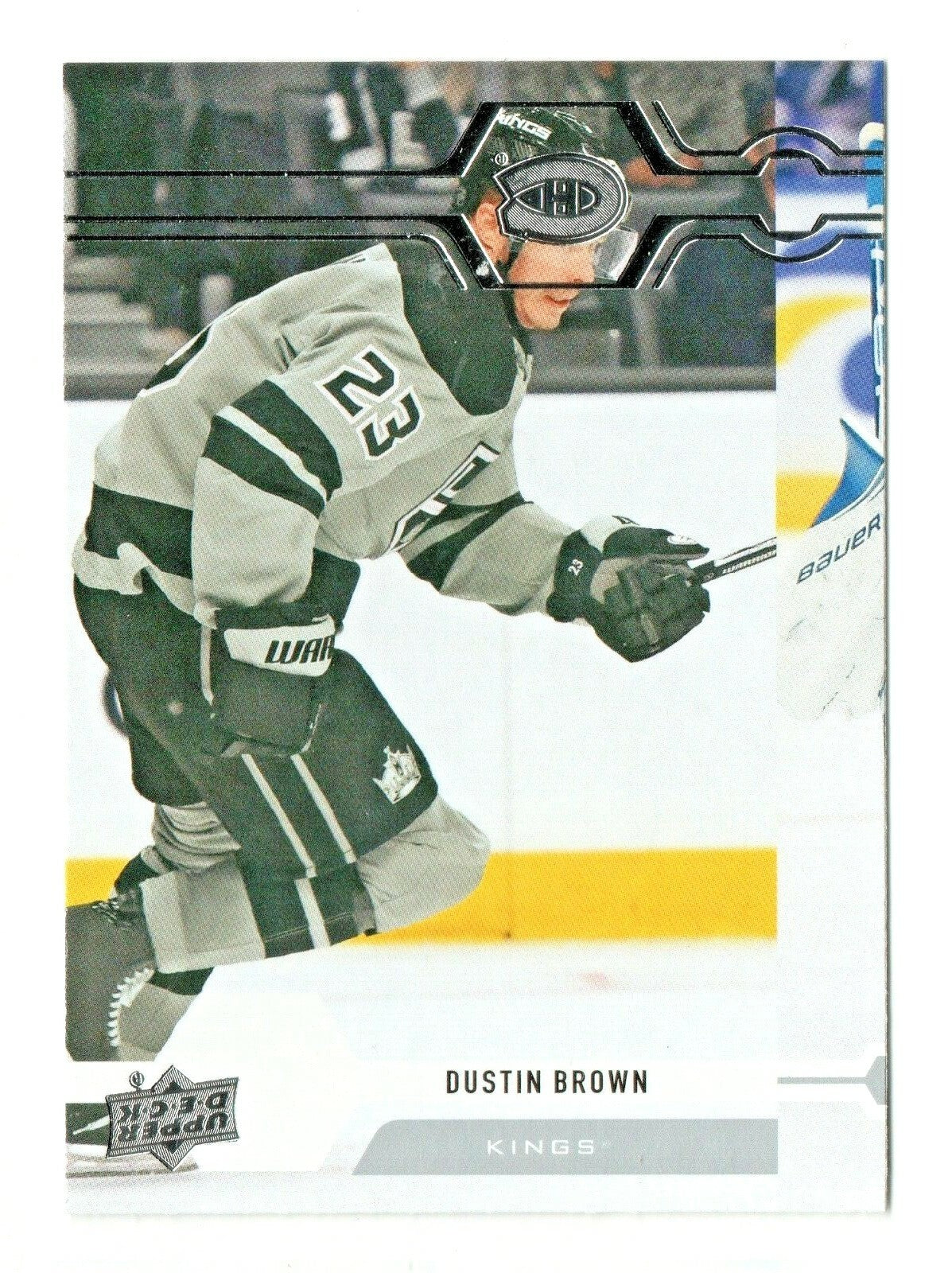 2019-20 UPPER DECK SERIES 2 Printing error card #400 DUSTIN BROWN -- L.A. KINGS