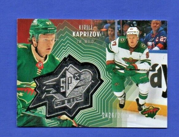 Kirill Kaprizov   2021-22 UD Ext. SPxFinite Radiance Silver #SF-25  2426/2999