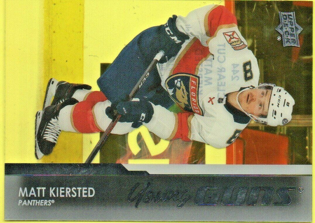 2021-22 UD Series 1 Clear Cut Young Guns #244 Matt Kiersted - Florida Panthers