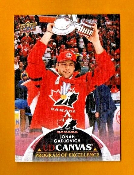 Jonah Gadjovich  21-22 UD Series 2 Canvas Team Canada Program of Excellence C262