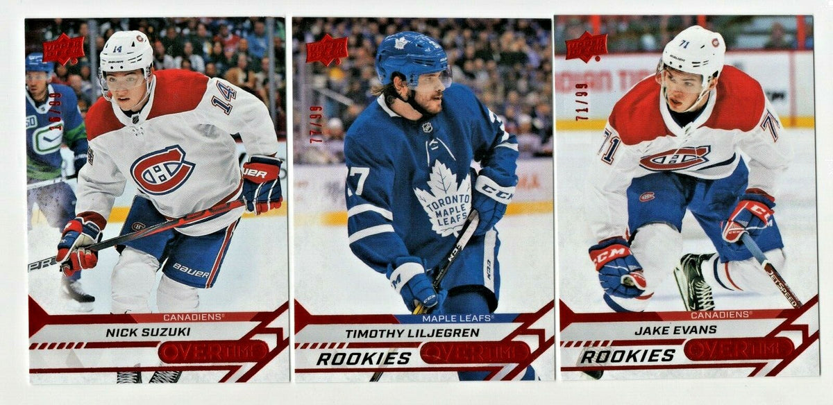 2020-21 UD Upper Deck Overtime Red -  U Pick - Complete Your Set  FREE COMBINED