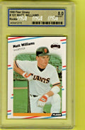 1988 Fleer Glossy #101 MATT WILLIAMS   Rc San Francisco Giants  -  USA 8.0 Nm-Mt