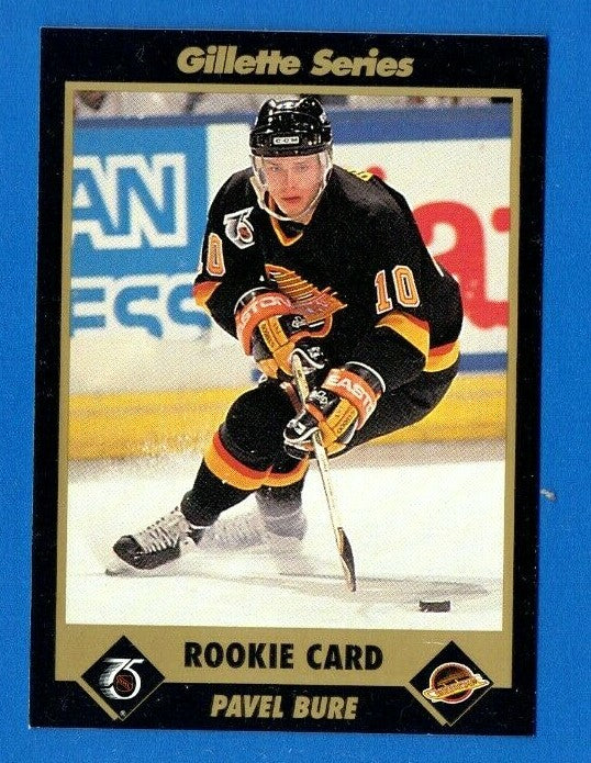 Pavel Bure 1991-92 Gillette Rookie Card  VANCOUVER CANUCKS  ---   NRMT-MT