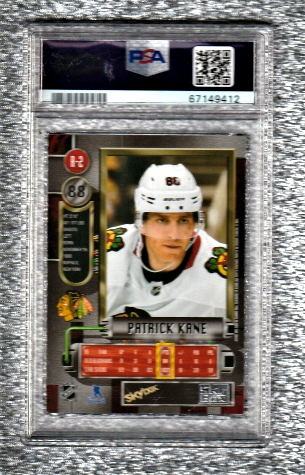 2020 Metal Universe  1997-98  Retro    -   Patrick Kane   #R-2   -  PSA 8 NM-MT