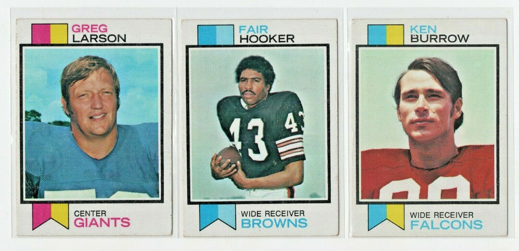 1973 Topps Football Lot of 9 VG-EX 