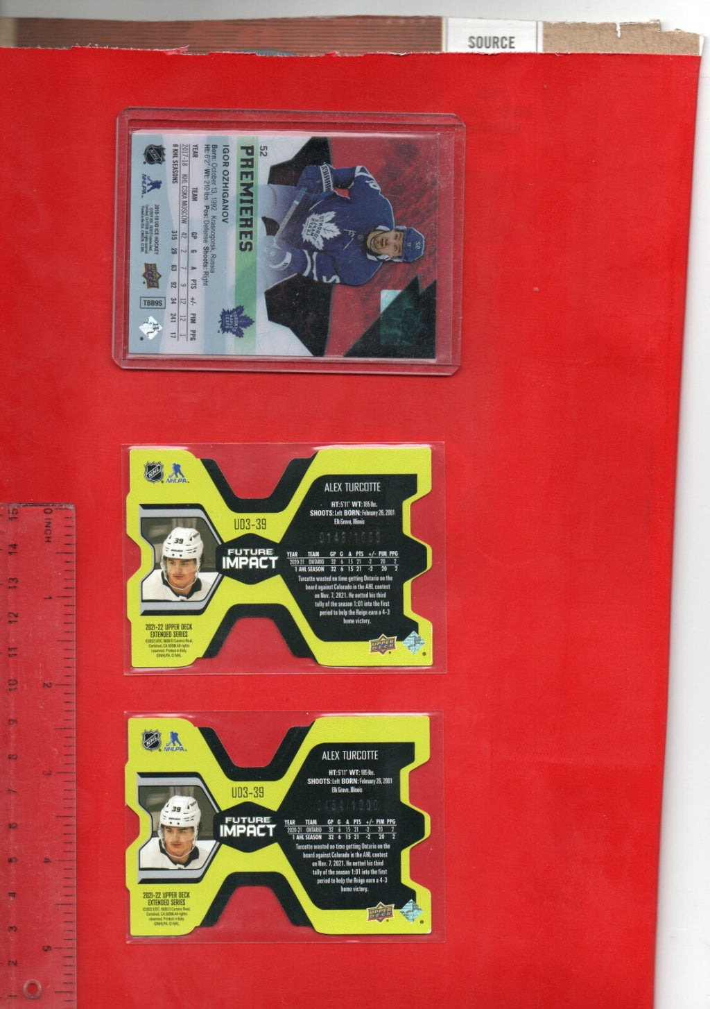 Alex Turcotte  2021-22 Upper Deck Extended UD3 Future Impact 0454/1000   #UD3-39