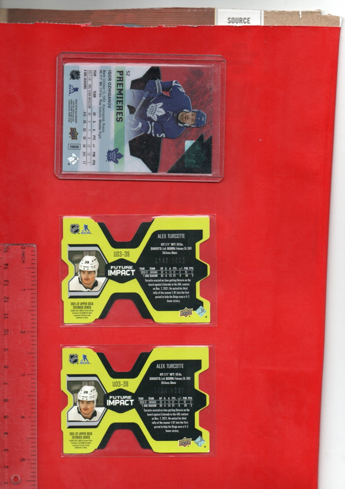 Alex Turcotte  2021-22 Upper Deck Extended UD3 Future Impact 0454/1000   #UD3-39
