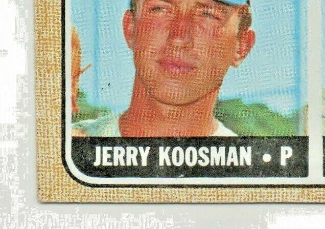 1968 TOPPS #177 NOLAN RYAN/JERRY KOOSMAN VG+ (RC) METS HOF 