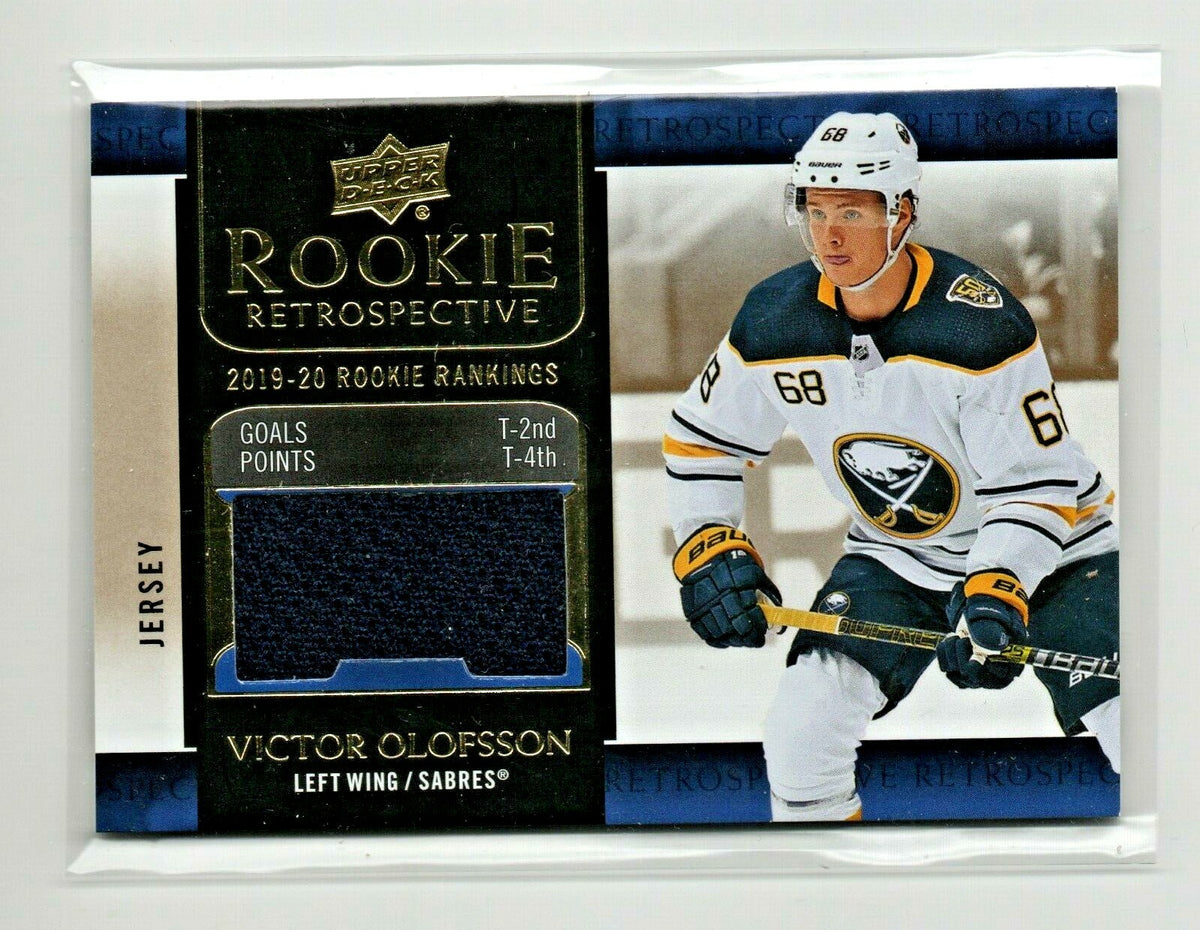 2020-21 Upper Deck Series 1 Victor Olofsson Rookie Retrospective Relic Jersey