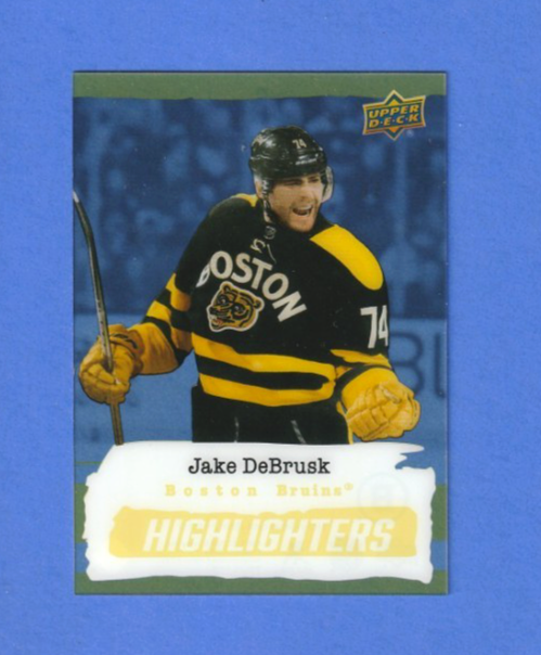 2023-24 Upper Deck Series 2 -  JAKE DEBRUSK - Highlighters Clear Cut HL-4 Bruins