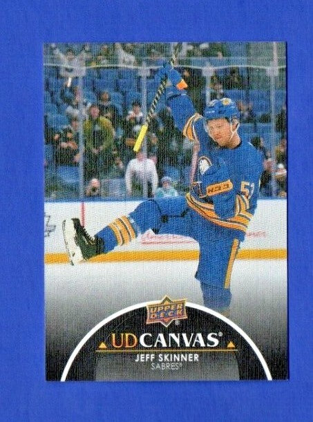 Jeff Skinner  -  Buffalo Sabres  -  2021-22 UD Extended Black Canvas  #C279  