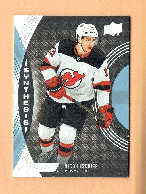 2018-19 Upper Deck Engrained Nico Hischier Synthesis New Jersey  Devils #S-14