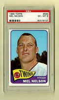 1965 Topps #564 - High Number - Mel Nelson - Minnesota Twins - PSA 6 EX-MT