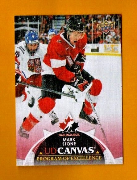 Mark Stone  2021-22 UD Series 2 Canvas Team Canada Program of Excellence  #C269