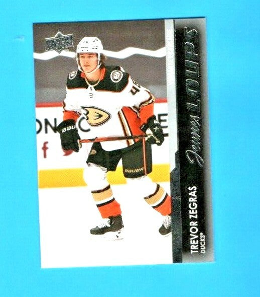 2021-22 Upper Deck Jeunes Loups French Variation Young Guns #232 Trevor Zegras