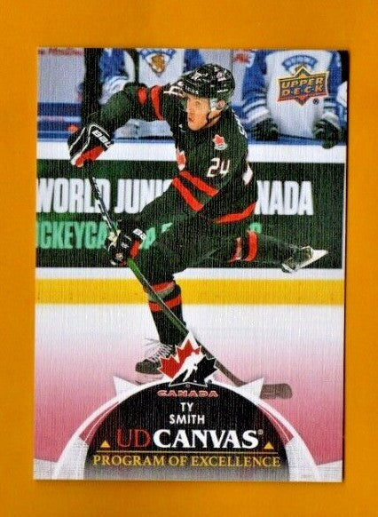 Ty Smith  2021-22 UD Series 2 Canvas Team Canada Program of Excellence #C264