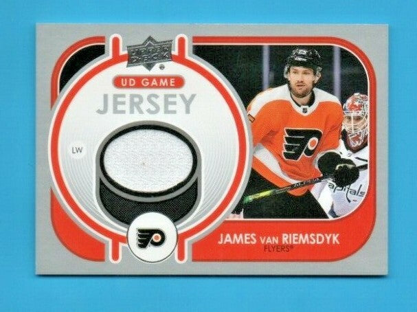 2021-22 Series 1 Game Jersey Relic #GJ-VA James van Riemsdyk - Flyers - White