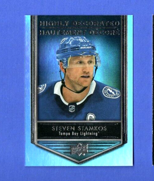 Steven Stamkos 2019-20 Upper Deck Tim Hortons Hockey Card Highly Decorated HD-13
