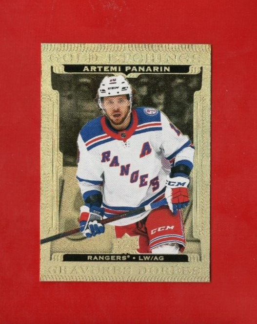 2022-23 Upper Deck TIM HORTONS  Gold Etchings  G- 9  -  Artemi Panarin   Rangers