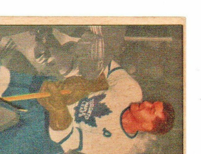 1954-55 PARKHURST HARRY WATSON #17 TORONTO MAPLE LEAFS BIO BACK 