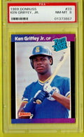 1989 Donruss #33 Ken Griffey Jr. Seattle Mariners RC - Rookie HOF -  PSA 8 NM-MT