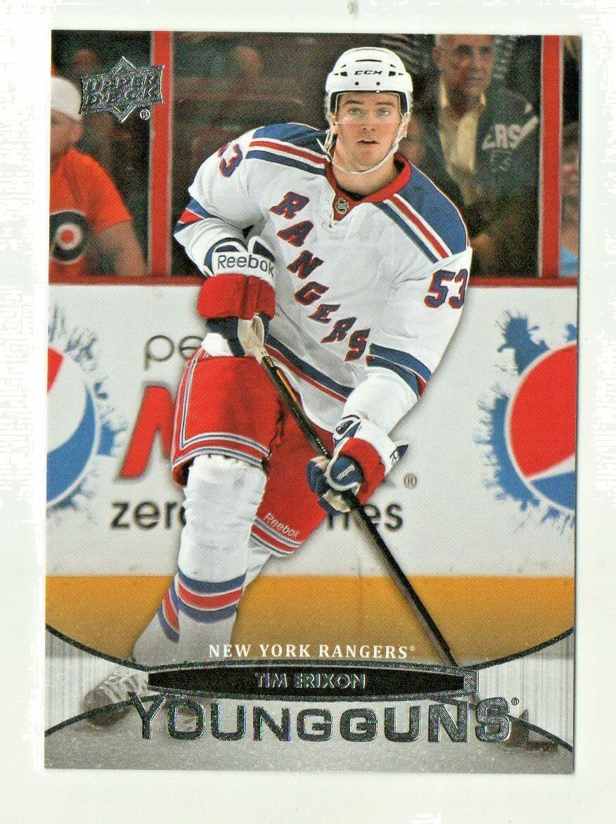2011-12 Upper Deck Young Guns Tim Erixon Rookie New York Rangers #228