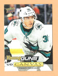 2019-20 Upper Deck - YOUNG GUNS CANVAS - Mario Ferraro C100 San Jose Sharks