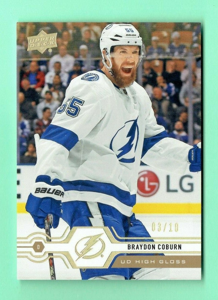 2019/20 Upper Deck Series 2 BRAYDON COBURN  UD High Gloss Card 03/10 - Lightning