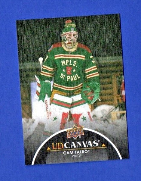 2021-22 UPPER DECK EXTENDED CANVAS   BLACK   CAM TALBOT #C310  -  Minnesota Wild