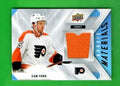 2021-22 UD Series 2 Rookie Materials ORANGE RM-CY Cam York Philadelphia Flyers 