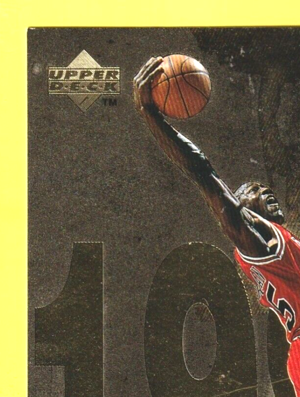 1998 Upper  Deck -  MICHAEL JORDAN  - Gatorade Postcard NBA  10 of 12   -  3.5/5