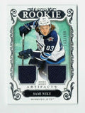 2018-19 UD Artifacts Materials Silver Jersey Rookie #175 Sami Niku 183/499 JETS