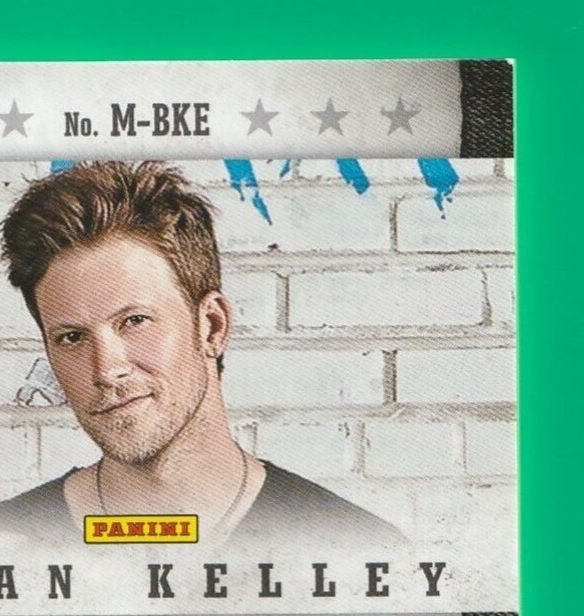 BRIAN KELLEY 2014 Panini Country Music  -  Musician Materials   Relic #D 344/399
