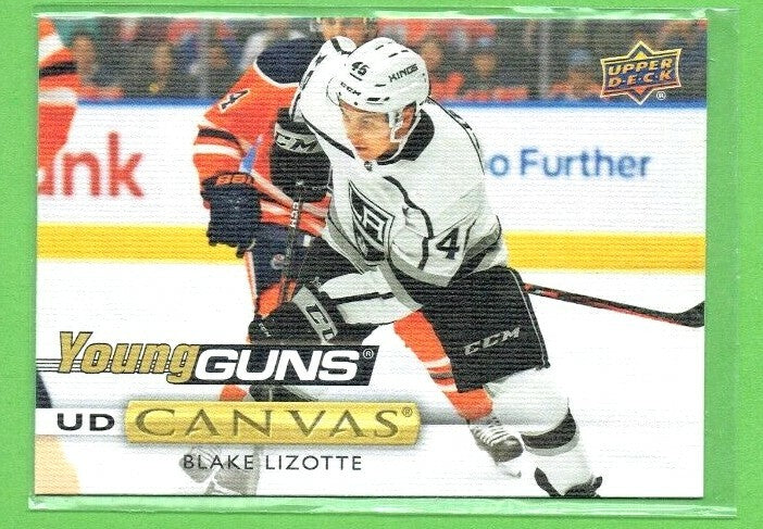 2019-20 Upper Deck - YOUNG GUNS CANVAS - Blake Lizotte - Los Angeles Kings-C102