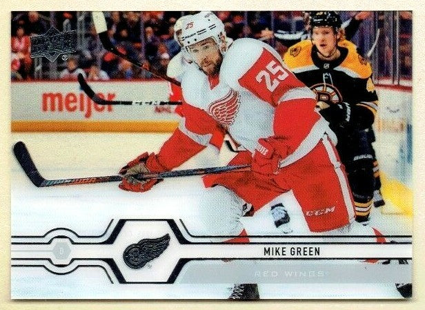 2019-20 Upper Deck Series 1 Clear Cut #32 MIKE GREEN Acetate Detroit Red Wings 