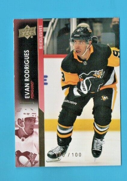Evan Rodrigues  2021-22 Upper Deck Extended #621 Exclusives  100/100 - Penguins