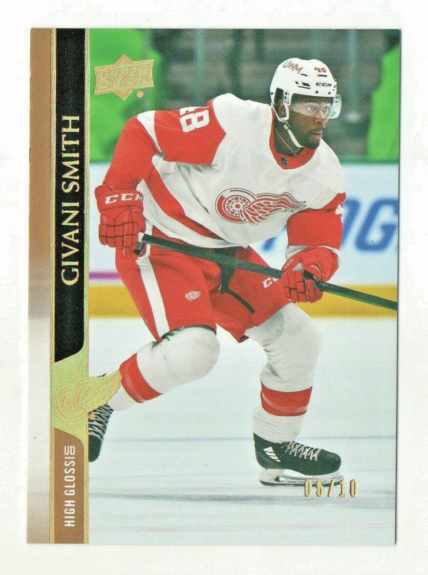 GIVANI SMITH -  High Gloss 05/10 2020-21 Upper Deck Extended Series #548 Detroit