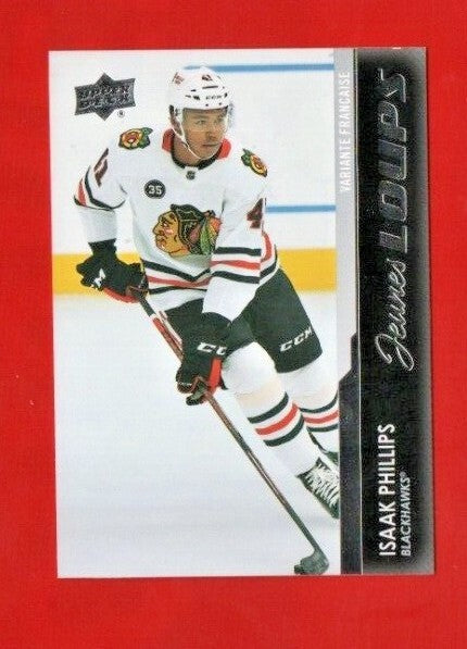 2021-22 Upper Deck Extended Jeunes Loups Isaak Phillips #735 Chicago Black Hawks