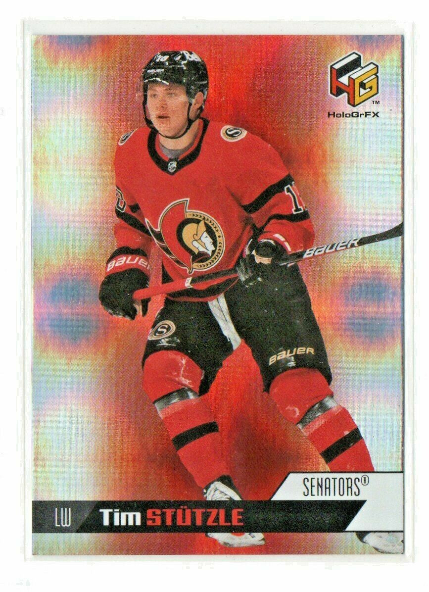 TIM STUTZLE - 2020/21 UPPER DECK EXTENDED SERIES HoloGrFx Silver ROOKIE