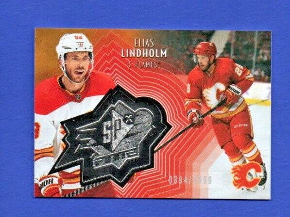 Elias Lindholm   2021-22 UD Extended SPxFinite Radiance Silver #SF-7   0394/2999